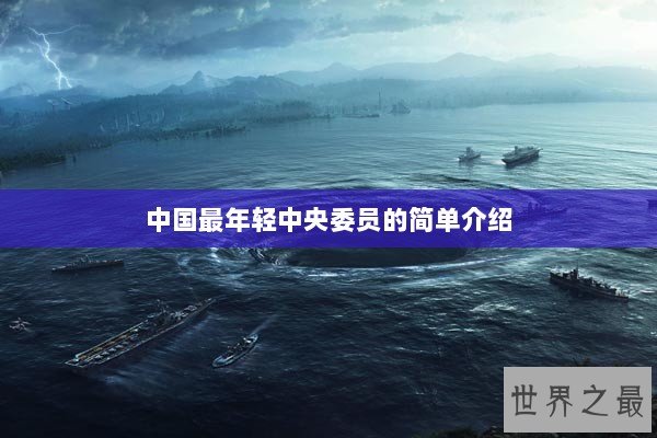 中国最年轻中央委员的简单介绍