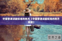 中国普通话最标准的地方（中国普通话最标准的地方阜新）
