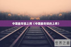 中国最年轻上将（中国最年轻的上将）