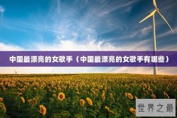 中国最漂亮的女歌手（中国最漂亮的女歌手有哪些）