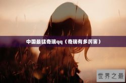中国最猛奇瑞qq（奇瑞有多厉害）
