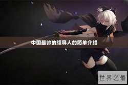 中国最帅的领导人的简单介绍