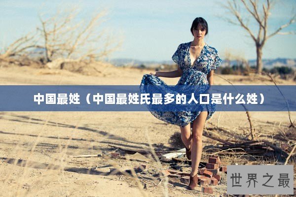 中国最姓（中国最姓氏最多的人口是什么姓）