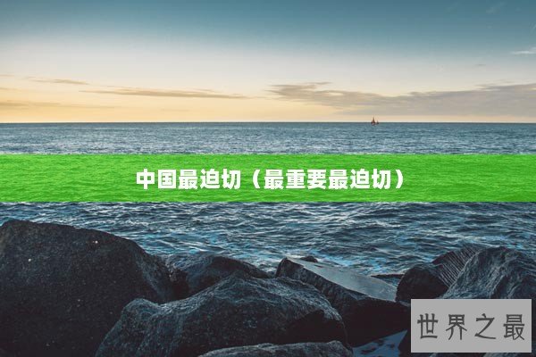中国最迫切（最重要最迫切）