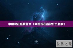 中国现在最缺什么（中国现在最缺什么粮食）