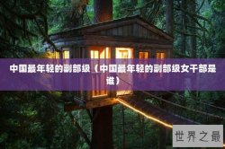 中国最年轻的副部级（中国最年轻的副部级女干部是谁）