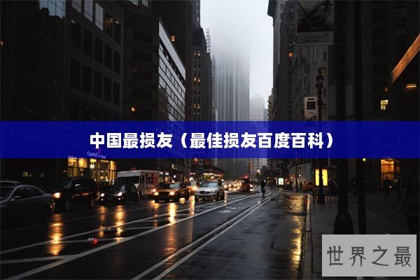 中国最损友(最佳损友百度百科) 中国最损友(最佳损友百度百科)