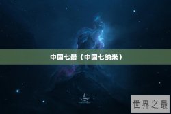 中国七最（中国七纳米）