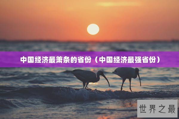 中国经济最萧条的省份（中国经济最强省份）