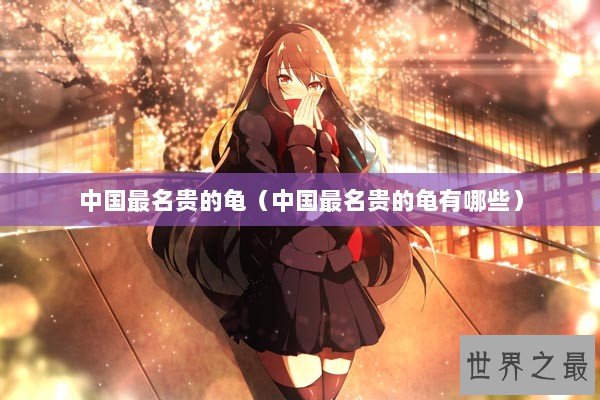 中国最名贵的龟（中国最名贵的龟有哪些）