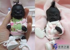 黑成焦炭，黑到吉尼斯世界纪录，世界上最黑的孩子