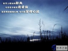 世界上最遥远的距离，根本不是泰戈尔的诗句