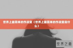 世界上最简单的作战室（世界上最简单的作战室是什么）