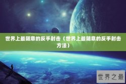 世界上最随意的反手射击（世界上最随意的反手射击方法）