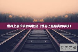 世界上最珍贵的学校是（世界上最昂贵的学校）