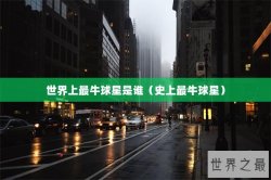 世界上最牛球星是谁（史上最牛球星）