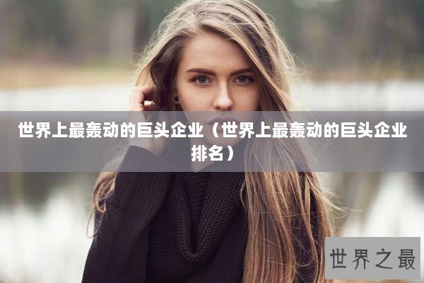 世界上最轰动的巨头企业（世界上最轰动的巨头企业排名）