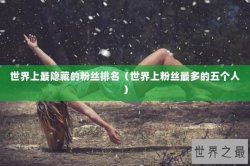 世界上最隐藏的粉丝排名（世界上粉丝最多的五个人）