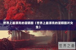 世界上最漂亮的蛋糕图（世界上最漂亮的蛋糕图片女生）