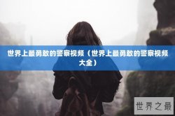 世界上最勇敢的警察视频（世界上最勇敢的警察视频大全）