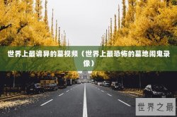 世界上最诡异的墓视频（世界上最恐怖的墓地闹鬼录像）