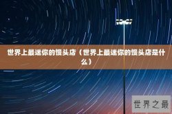 世界上最迷你的馒头店（世界上最迷你的馒头店是什么）