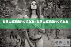 世界上最顶级的心机女友（世界上最顶级的心机女友）