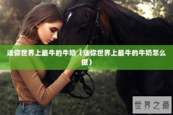 迷你世界上最牛的牛奶（迷你世界上最牛的牛奶怎么做）