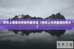 世界上哪里光照条件最丰富（地球上光照最强的地方）