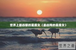 世界上最凶狠的星座女（最凶残的星座女）