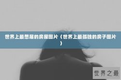 世界上最憋屈的房屋图片（世界上最孤独的房子图片）