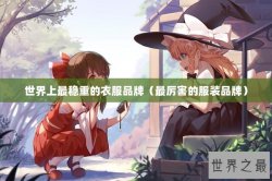 世界上最稳重的衣服品牌（最厉害的服装品牌）
