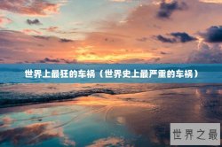 世界上最狂的车祸（世界史上最严重的车祸）