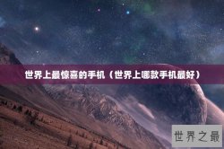 世界上最惊喜的手机（世界上哪款手机最好）