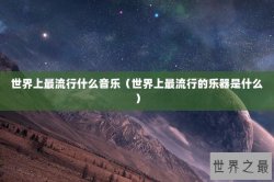 世界上最流行什么音乐（世界上最流行的乐器是什么）