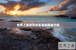 世界上最自信的坐姿的简单介绍