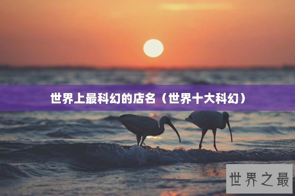 世界上最科幻的店名（世界十大科幻）