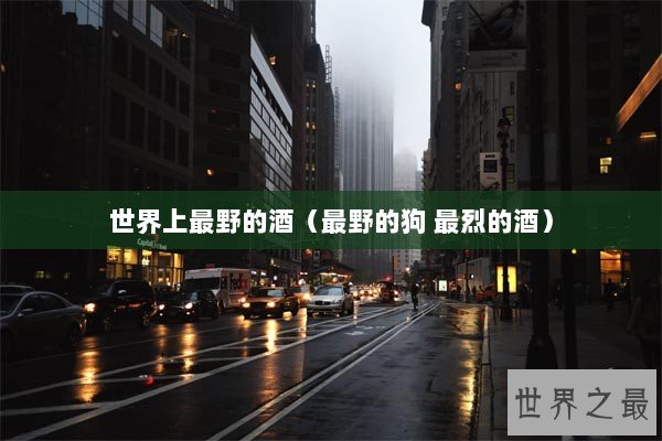 世界上最野的酒（最野的狗 最烈的酒）