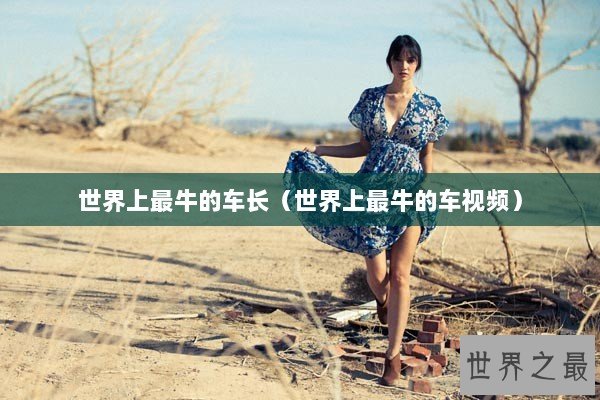 世界上最牛的车长（世界上最牛的车视频）