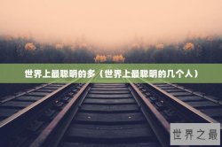 世界上最聪明的多（世界上最聪明的几个人）