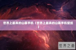 世界上最真的山寨手机（世界上最真的山寨手机壁纸）