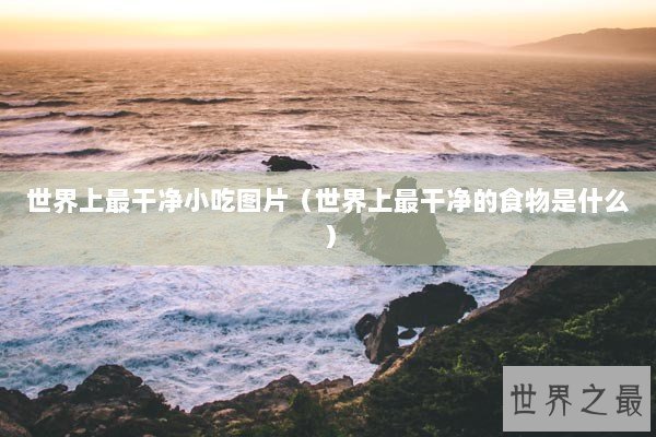 世界上最干净小吃图片（世界上最干净的食物是什么）