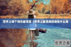 世界上哪个湖泊最清澈（世界上最清澈的湖是什么湖）