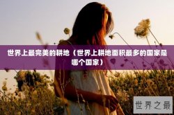世界上最完美的耕地（世界上耕地面积最多的国家是哪个国家）