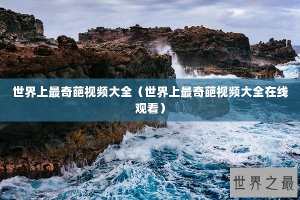 世界上最奇葩视频大全（世界上最奇葩视频大全在线观看）