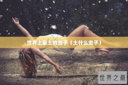 世界上最土的虫子（土什么虫子）