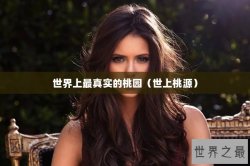 世界上最真实的桃园（世上桃源）