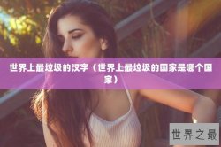 世界上最垃圾的汉字（世界上最垃圾的国家是哪个国家）