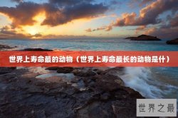世界上寿命最的动物（世界上寿命最长的动物是什）