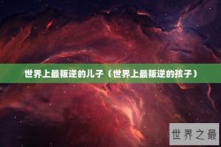 世界上最叛逆的儿子（世界上最叛逆的孩子）